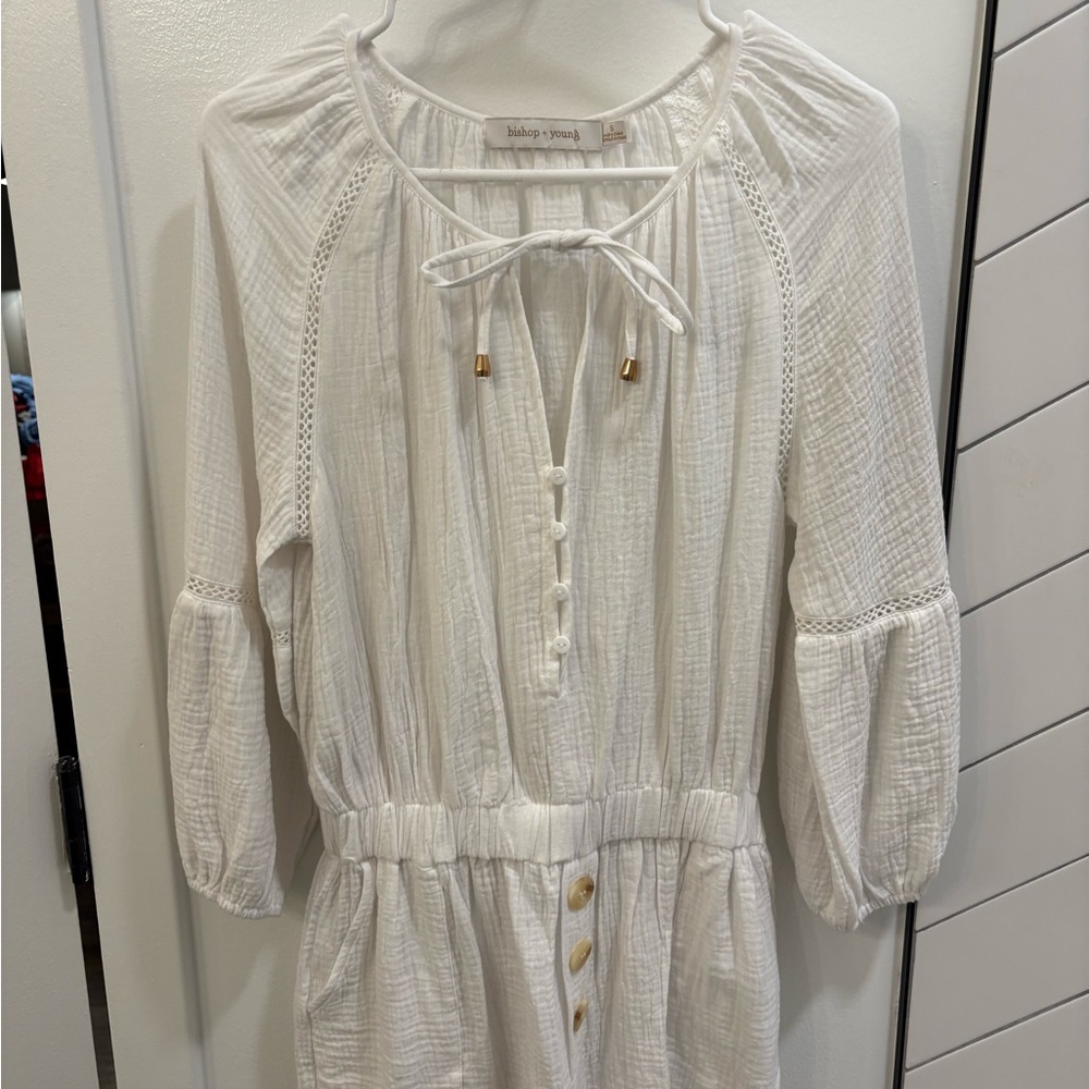 White Swim Coverup/Romper